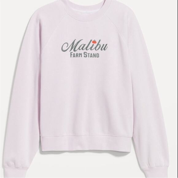 Old Navy Lavender Malibu Farm Stand SoComfy Crew-Neck Graphic Sweatshirt - Picture 5 of 10